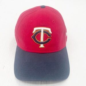 MINNESOTA TWINS NEW ERA I Hat Cap Adjustable 9Twenty Adjustable MLB Red Blue